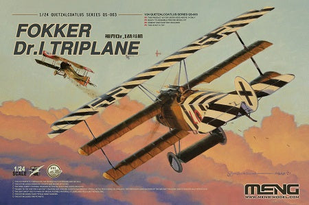 Meng Model QS-003 1:24 Fokker Dr.I Triplane