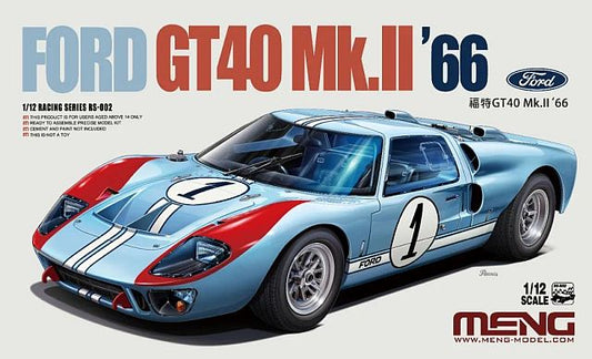 Meng Model RS-002 1:12 Ford GT40 Mk.II '66