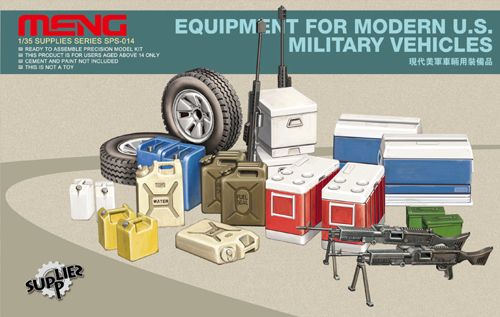 Meng Model SPS-014 1:35 Equipment for Modern U.S. Military Vehicles