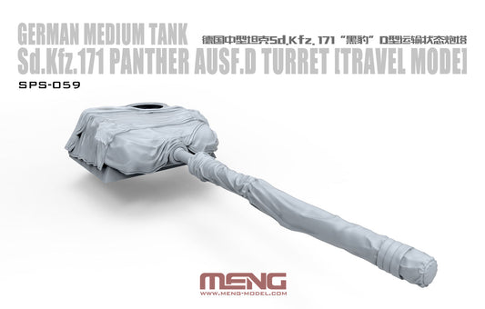 Meng Model SPS-059 1:35 Pz.Kpfw.V Ausf.D Panther Sd.Kfz.171 Turret Wrapped Travel Mode