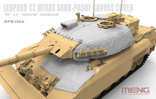 Meng Model SPS-066 1:35 Canadian Main Battle Tank Leopard C2 MEXAS Sand-Proof Canvas Cover