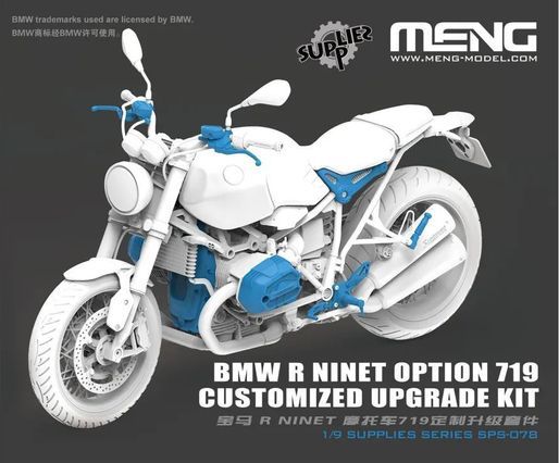 Meng Model SPS-078 1:9 BMW R nine T, 719 Upgrade Kit