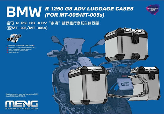 Meng Model SPS-091 1:9 BMW R 1250 GS ADV Luggage for MT-005/MT-005s