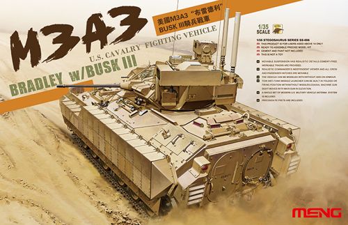 Meng Model SS-006 1:35 M3A3 Bradley with BUSK III