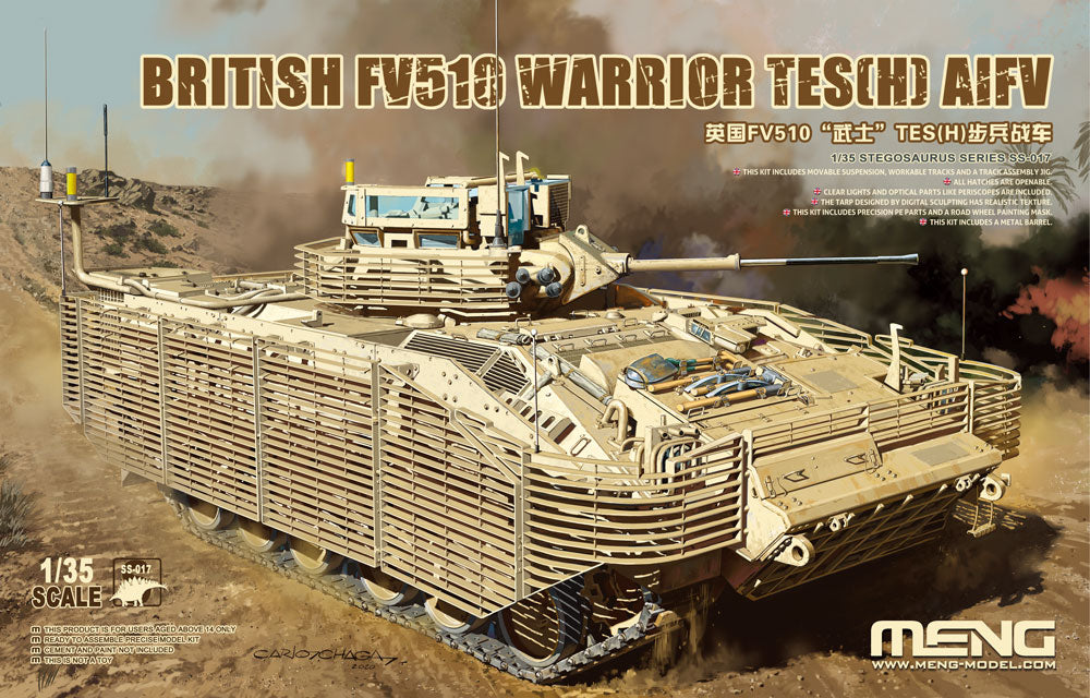 Meng Model SS-017 1:35 British FV510 Warrior TES(H) AIFV