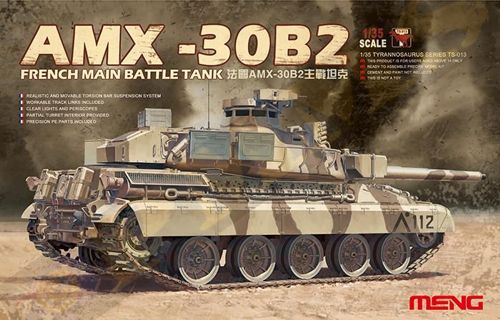 Meng Model TS-013 1:35 AMX-30B2 French Main Battle Tank