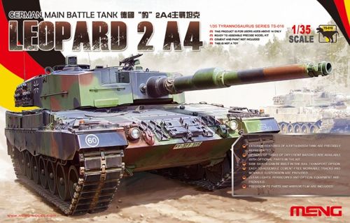 Meng Model TS-016 1:35 Leopard MBT 2 A4 German Main Battle Tank