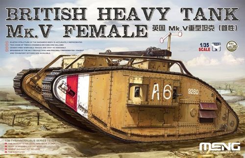 Meng Model TS-029 1:35 Mk.V Female British Heavy Tank