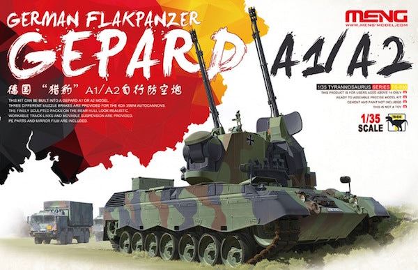 Meng Model TS-030 1:35 Flakpanzer Gepard A1/A2