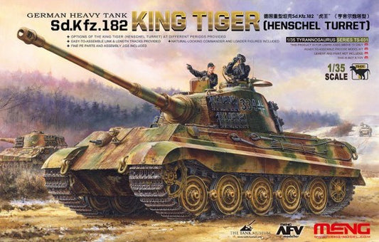 Meng Model TS-031 1:35 Pz.Kpfw.VI King Tiger Sd.Kfz.182 (with Henschel Turret)