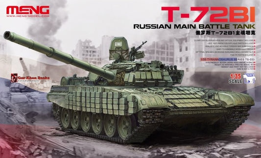 Meng Model TS-033 1:35 Soviet T-72B1 Soviet Main Battle Tank