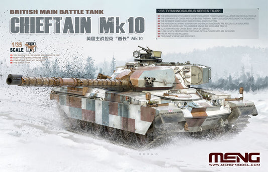 Meng Model TS-051 1:35 Chieftain Mk 10, British Main Battle Tank