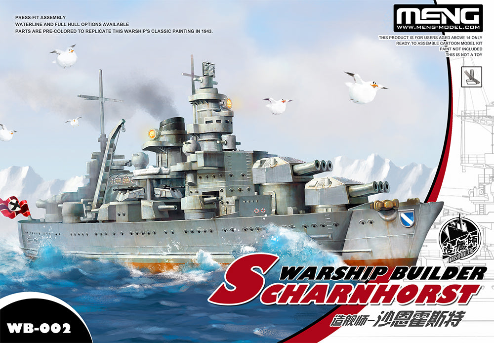 Meng Model WB-002 Warship Builder Scharnhorst