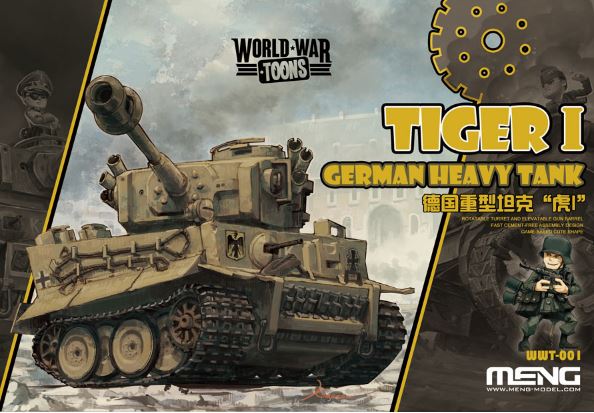 Meng Model WWT-001 World War Toons German Pz.Kpfw.VI Tiger I Heavy Tank