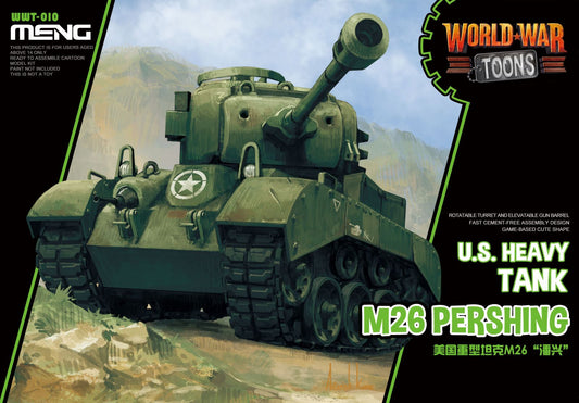 Meng Model WWT-010 World War Toons U.S. Heavy Tank M26 Pershing