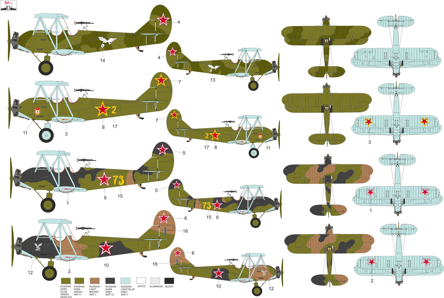 ROP o.s. MNFD48045 1:48 Polikarpov PO-2/U-2 - Soviet the PO-2 at War Part 1