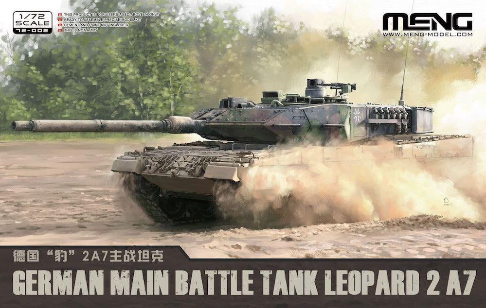 Meng Model 72-002 1:72 German Main Battle Tank, Leopard 2A7