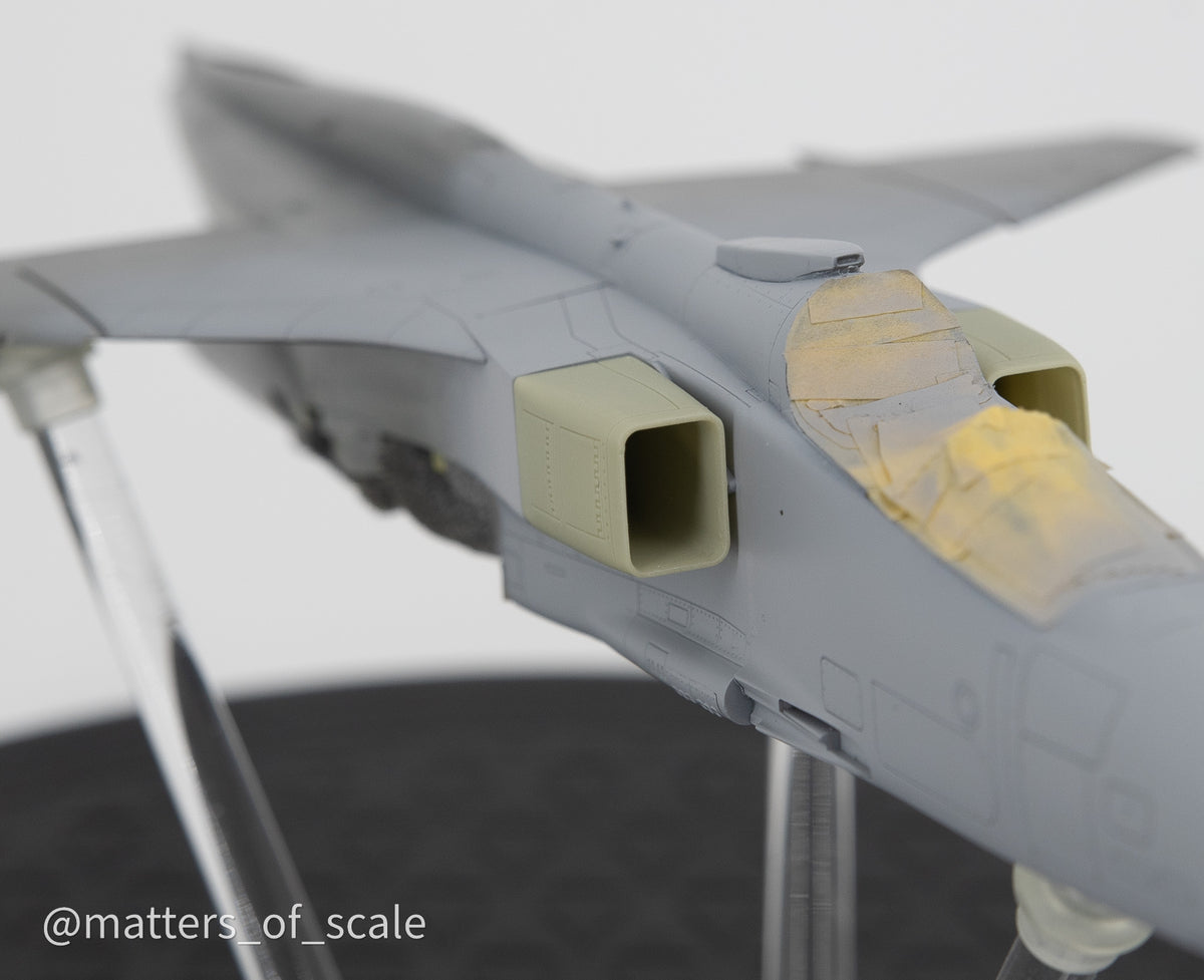 Matters Of Scale MOS488502 1:48 CLOSED Seamless Intakes for Airfix Sepecat Jaguar GR.1/GR.1A