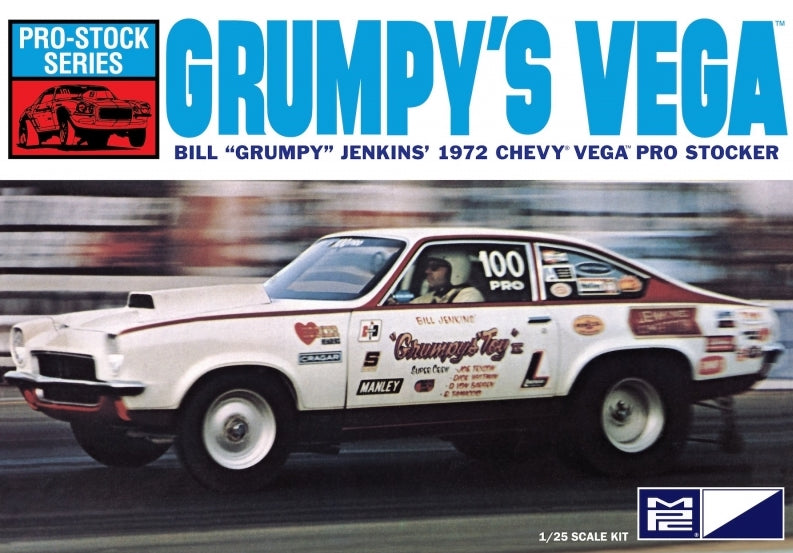 MPC 877 1:25 1972 Bill 'Grumpy' Jenkins Chevy Vega Pro Stocker