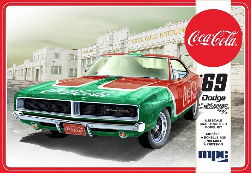 MPC 919 1:25 1969 Dodge Charger RT (Coca Cola) Snap Together