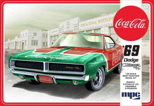 MPC 919 1:25 1969 Dodge Charger RT (Coca Cola) Snap Together