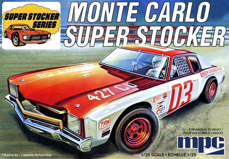 MPC 962 1:25 1971 Chevrolet Monte Carlo Super Stocker