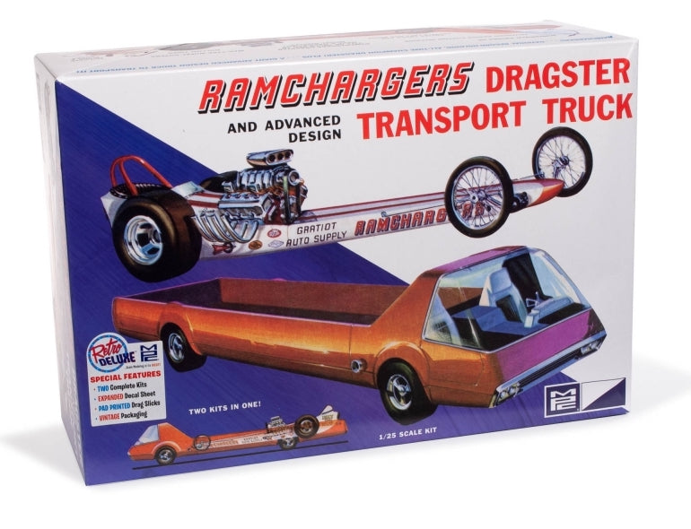 MPC 970 1:25 Ramchargers Dragster and Transporter