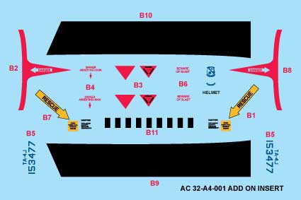 Milspec 32001 1:32 TA-4J Skyhawk 'CASPER' BLUE ANGELS Flight Demonstration Team (white painted aircraft not blue)