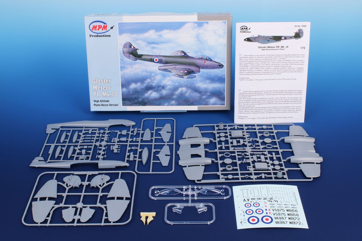 MPM 72560 1:72 Gloster Meteor PR.10 (