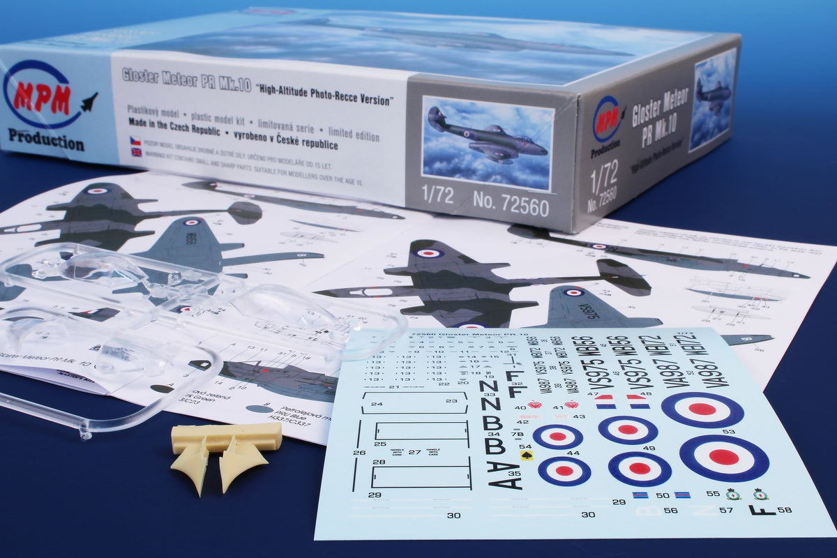 MPM 72560 1:72 Gloster Meteor PR.10 (