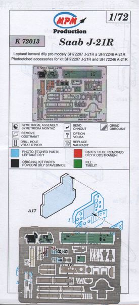MPM K72013 1:72 Saab J/A-21R
