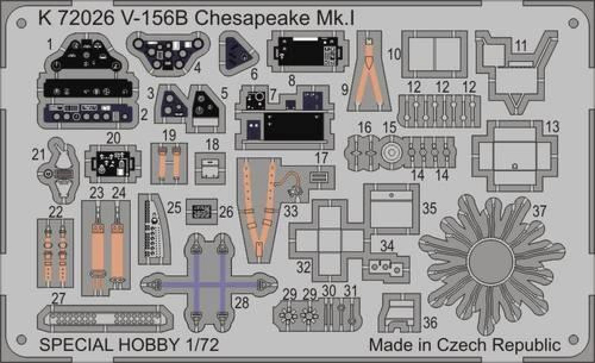 MPM K72026 1:72 Vought V-156B Chesapeake Mk.I.