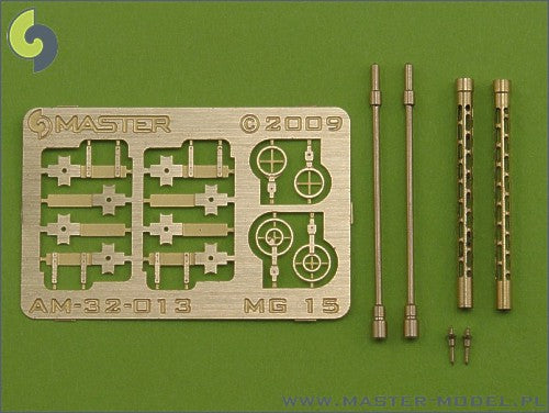 Master 32-013 1:32 German Aircraft Machine Gun MG.15 - Barrels and Etched Sights (2pcs)