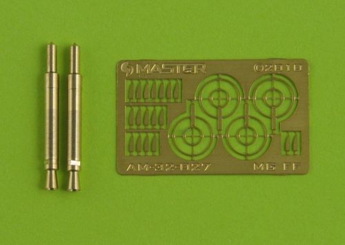Master 32-027 1:32 German Aircraft Autocannon MG FF - Turned Barrels & Etched Sights (2pcs)