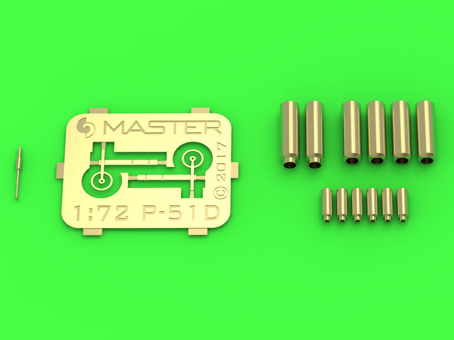 Master 72-126 1:72 North-American P-51D Mustang - armament & gunsight detail set