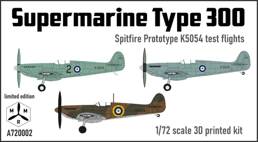 IBG Models A720002 1:72 Supermarine Spitfire Prototype K5054 - Stages 2,3 and 4 - Test Flights
