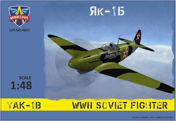 Modelsvit 4801 1:48 Yakovlev Yak-1B Soviet WWII Fighter