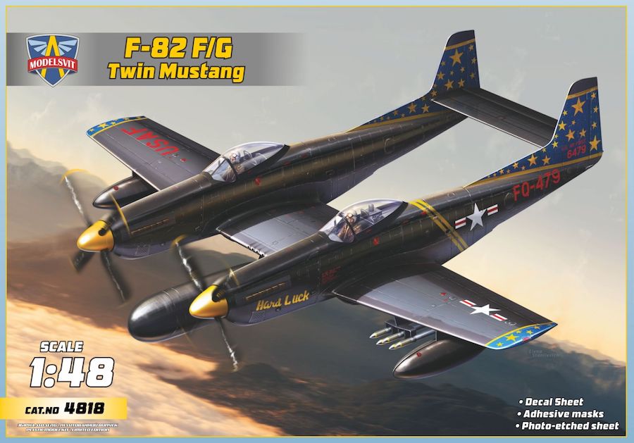 Modelsvit 4818 1:48 North-American F-82F/G Twin Mustang