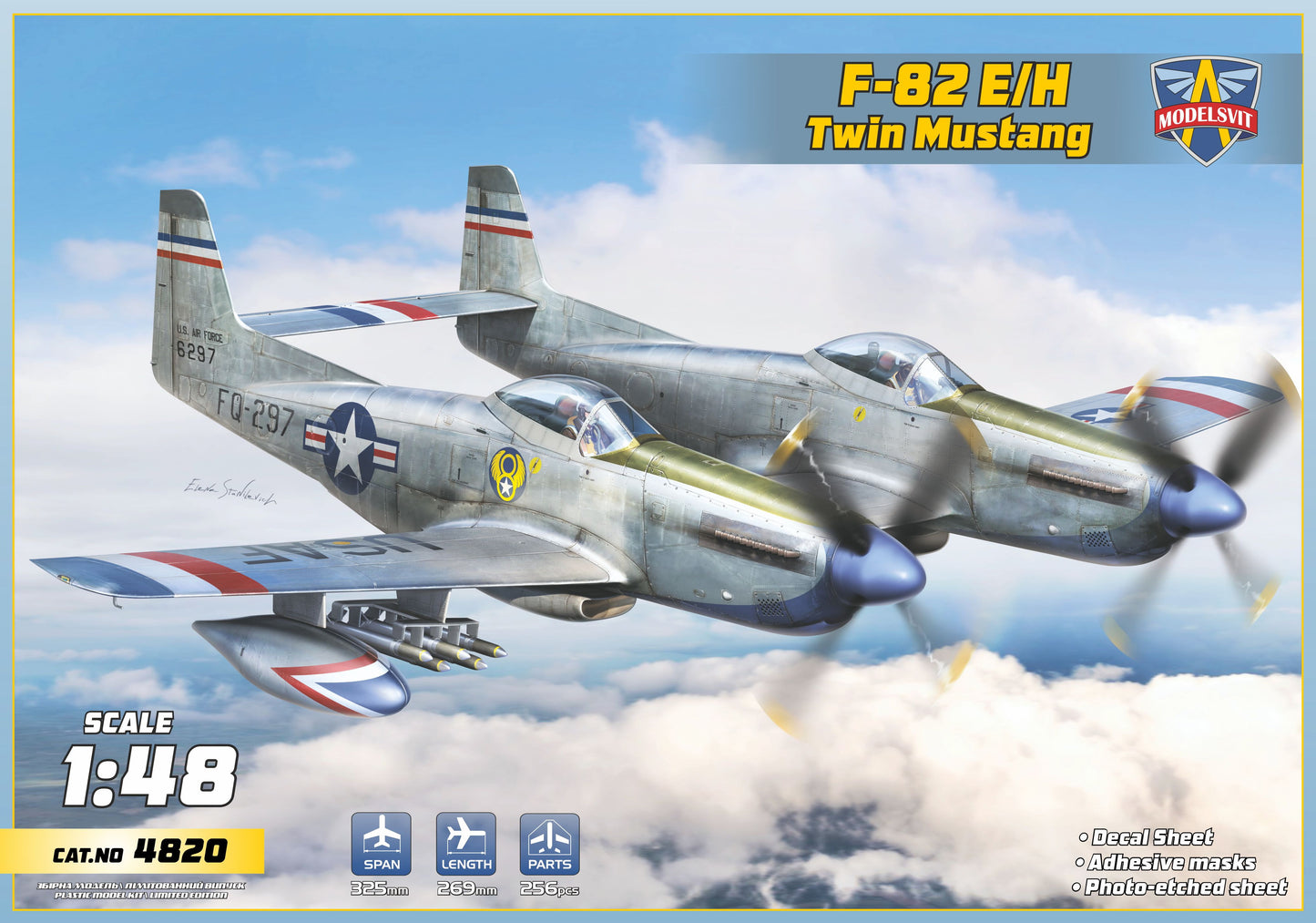 Modelsvit 4820 1:48 North-American F-82E/H Twin Mustang