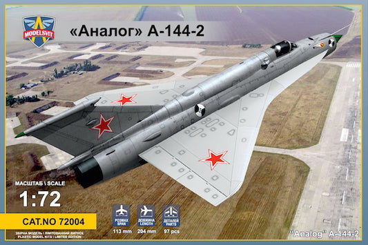 Modelsvit 72004 1:72 Mikoyan 'Analog' A-144-2 [MiG-21]