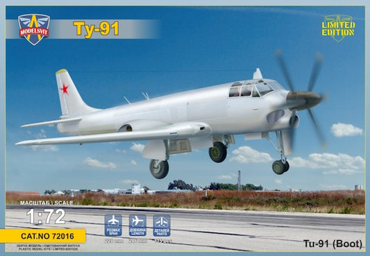 Modelsvit 72016 1:72 Tupolev Tu-91 'Boot' Soviet Naval Attack Aircraft