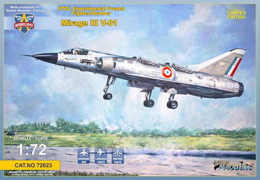 Modelsvit 72023 1:72 Dassault-Mirage III V-01 French VTOL