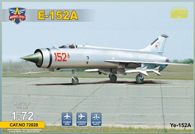 Modelsvit 72028 1:72 Mikoyan-Gurevich Ye-152A ​Soviet twin-engined interceptor prototype