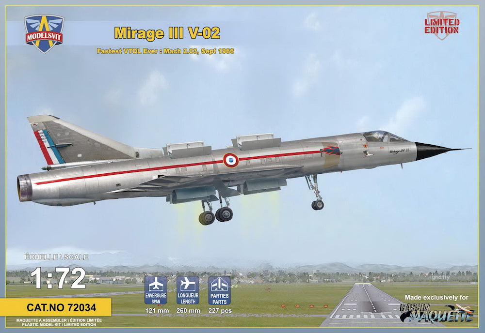 Modelsvit 72034 1:72 Dassault-Mirage III V-02
