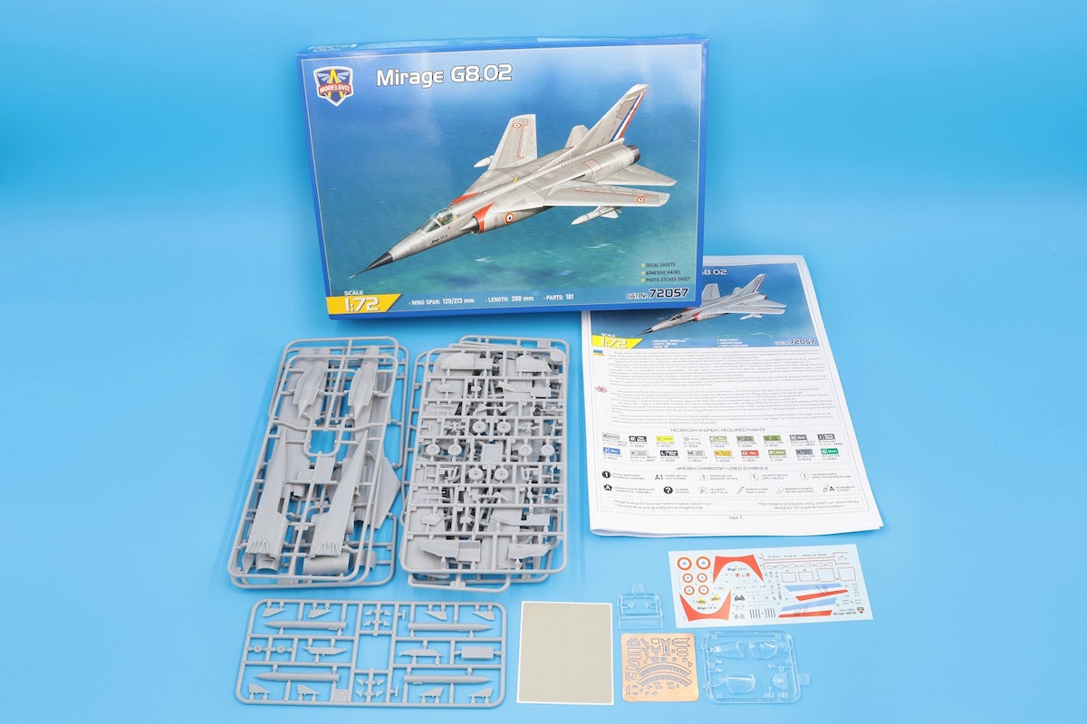 Modelsvit 72057 1:72 Dassault Mirage G8 02 variable-geometry fighter.