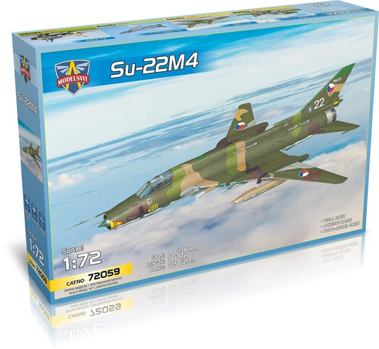 Modelsvit 72059 1:72 Sukhoi Su-22M4 in 3 liveries : Syrian, German and Czech A.F