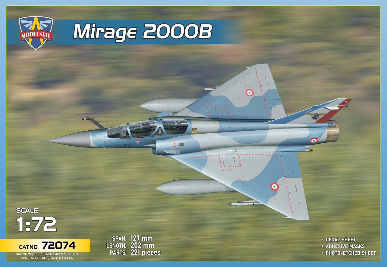 Modelsvit 72074 1:72 Dassault-Mirage 2000B