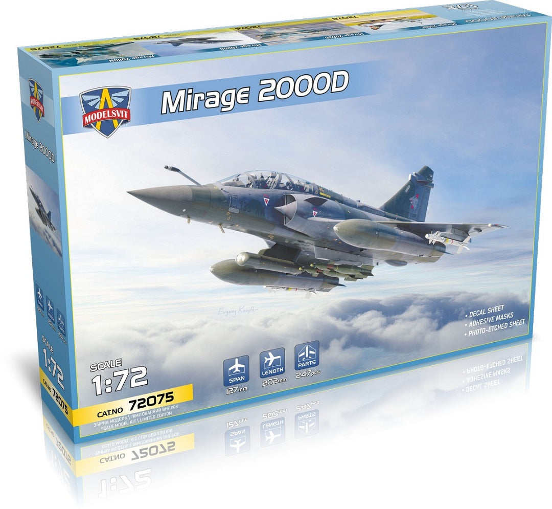 Modelsvit 72075 1:72 Dassault-Mirage 2000D with SCALP-EG/'Storm Shadow' Missile