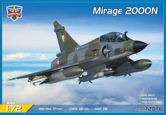 Modelsvit 72076 1:72 Dassault Mirage 2000N with ASMP missile