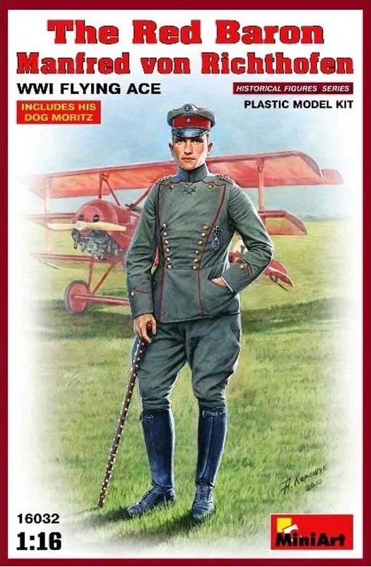 MiniArt 16032 1:16 The Red Baron - Manfred von Richthofen, WWI Flying Ace